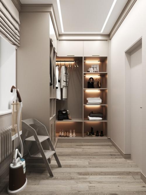 Проект спальной комнаты в жилом доме. 07