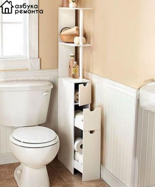 Интересные системы хранения в ванной комнат. 09