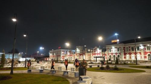 Работы на пяти городских площадках Вологды к завершению близятся. 03