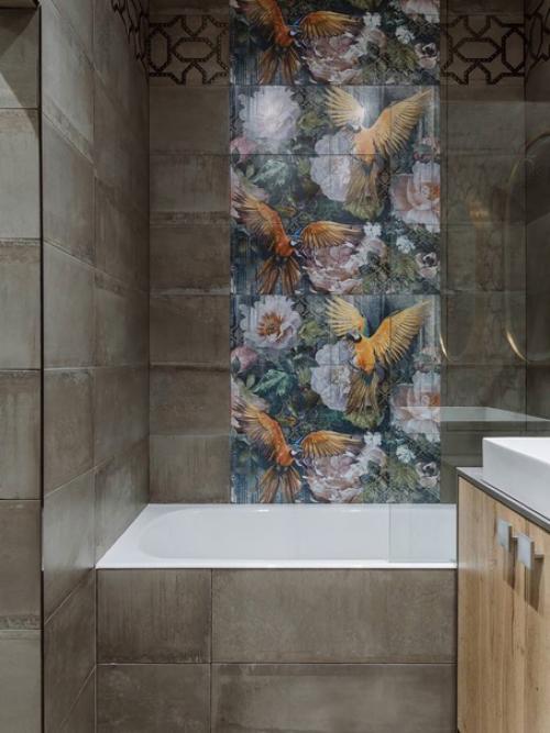 Стильная небольшая квартира с яркими акцентами. 07