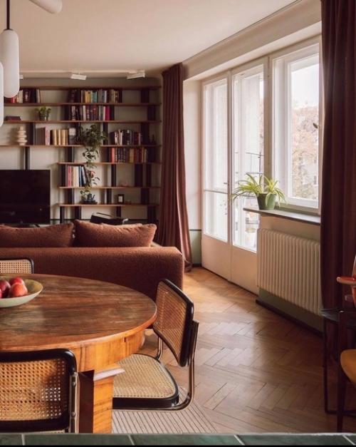 Квартиры 1933 года объединили современный дизайн и винтажную мебель. 05