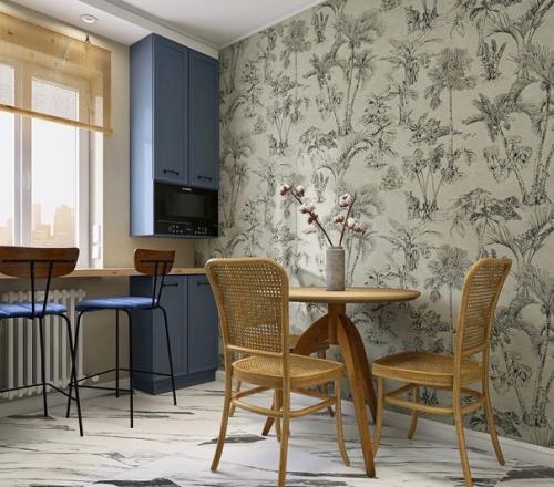 Небольшая кухня. Красивая, стильная. 04