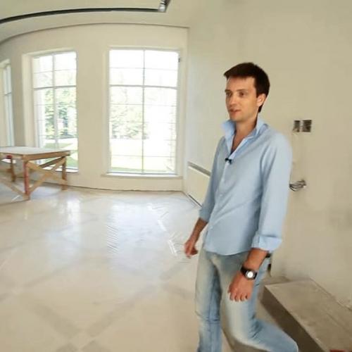 Бассейн в загородном доме 1500 метров на стадии реализации. 07