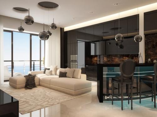 Дизайн - проект квартиры в Coчи для ceмьи. 01