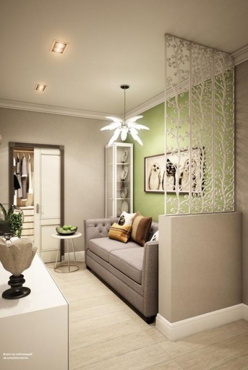 Проект интерьера двухкомнатной квартиры.