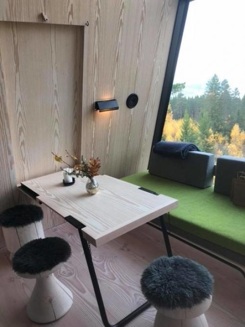 На юге Норвегии для туристов построили довольно необычные дома. 02