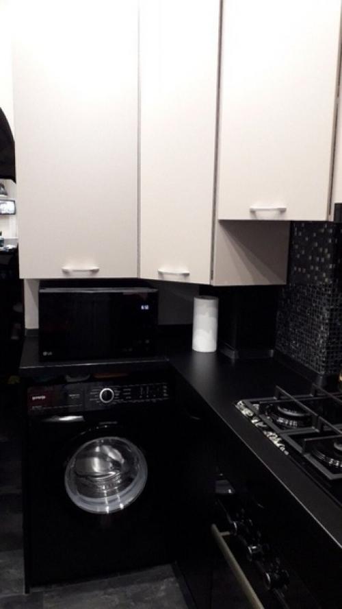 Давно мечтала о черной кухне! 06