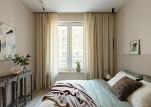 Интерьер однокомнатной квартиры 50 м 2 в Санкт-петербурге. 09