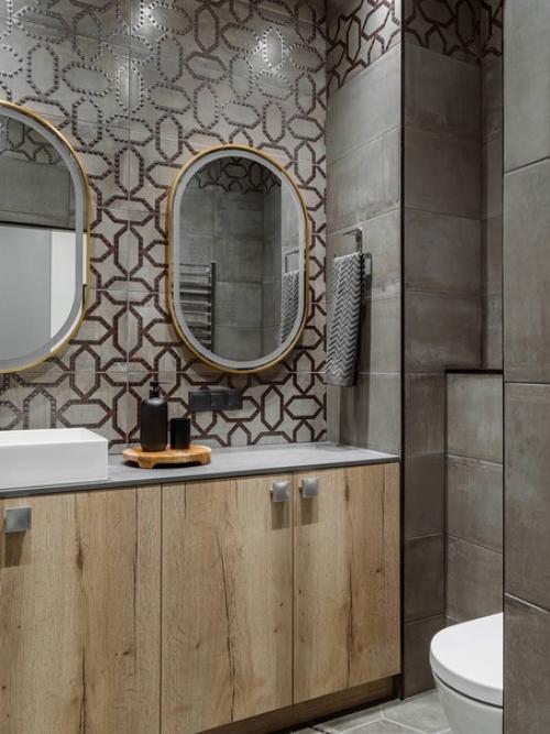 Стильная небольшая квартира с яркими акцентами. 08