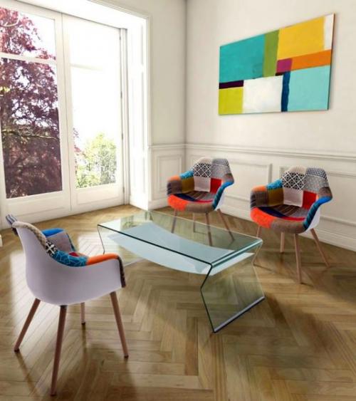 Пэчворк в интерьере: лоскутный стиль. 07