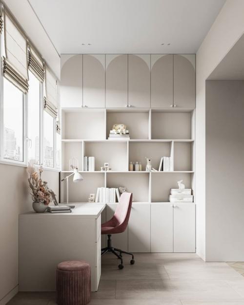 Светлый интерьер квартиры, который сочетает в себе уют и спокойствие. 08