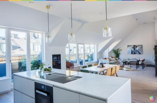 Чистые линии в квартире на чердаке в Стокгольме ч. 1. 02