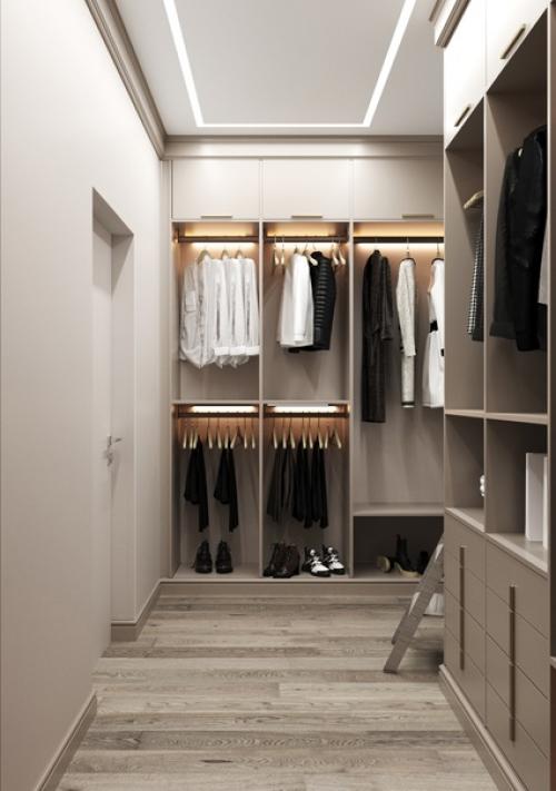 Проект спальной комнаты в жилом доме. 08