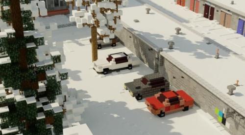 Геймер типичный российский двор в Minecraft сделал. 09