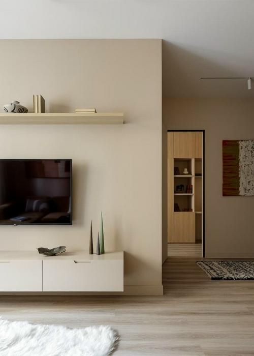 Интерьер однокомнатной квартиры 50 м 2 в Санкт-петербурге. 07