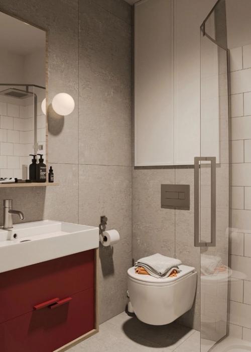 Интерьер квартиры - студии. 04