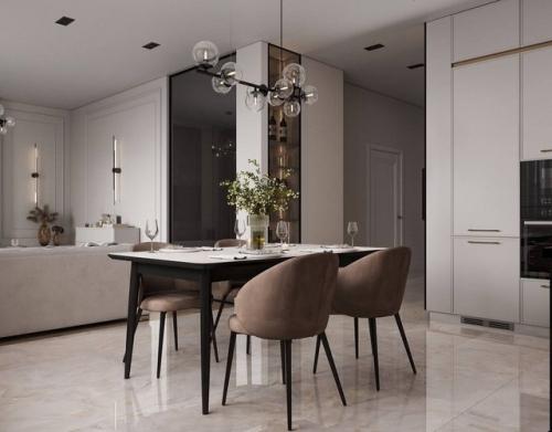 Интерьер двухкомнатной квартиры 86 кв. 03