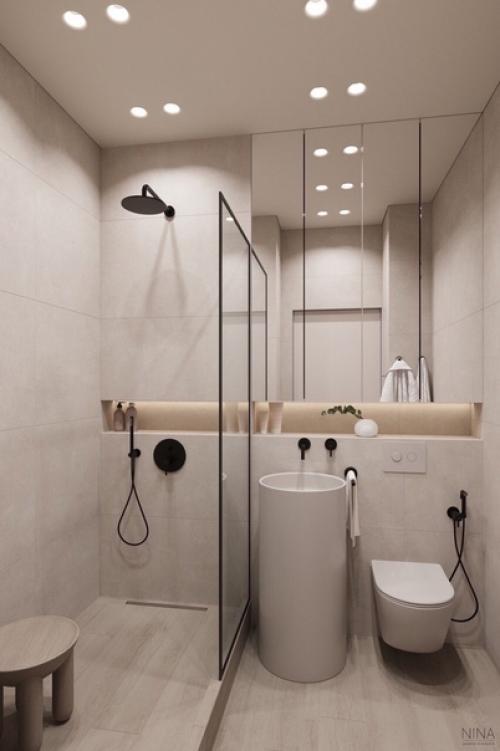 Светлый интерьер квартиры 34. 07