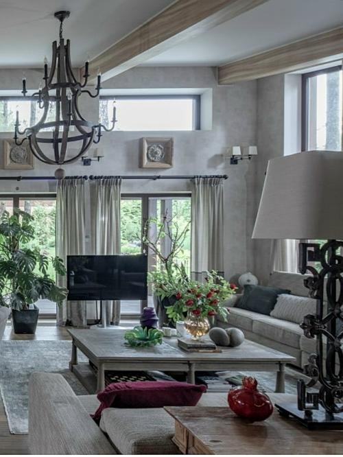 Дом в ПОДМОСКОВЬЕ. Архитектурное бюро VIP House оформило дом площадью 300 кв. 01