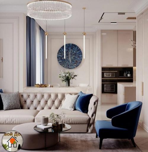 Идеи интерьера. С элементами классического стиля. 05