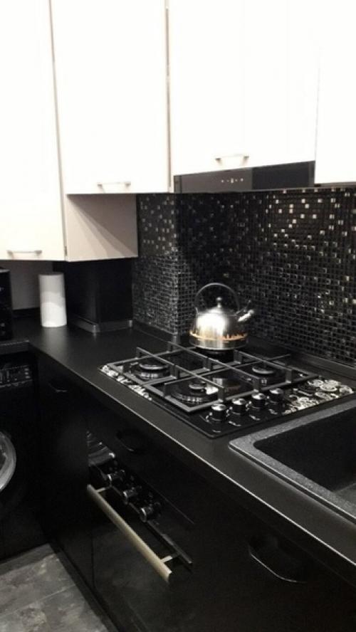 Давно мечтала о черной кухне! 05
