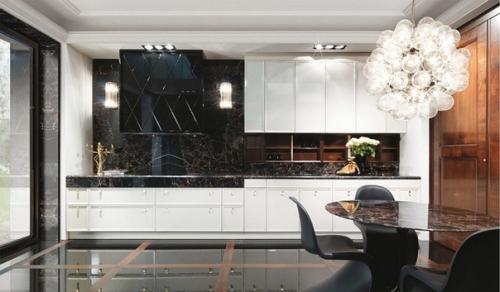 Глянцевые и матовые фасады на кухне: плюсы и минусы, критерии выбора. 04