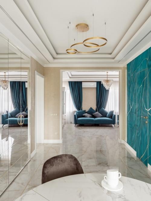 Кухня и гостиная в таун - хаусе. 03