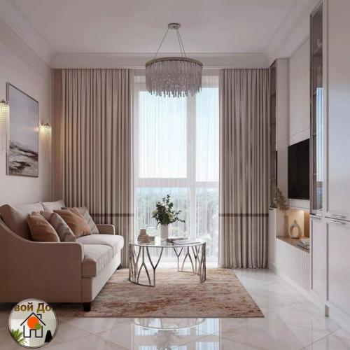 Модная и уютная кухня - гостиная кажется идеальной для любителей проводить время с семьей во время приготовления блюд. 02