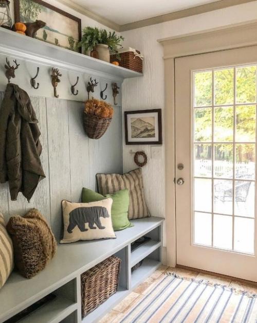 Домашний уют и очаровательный коттедж в горах поконос, украшенный винтажными Находками, картинами и рукоделием. 06 Домашний уют и очаровательный коттедж в горах поконос, украшенный винтажными Находками, картинами и рукоделием. 06