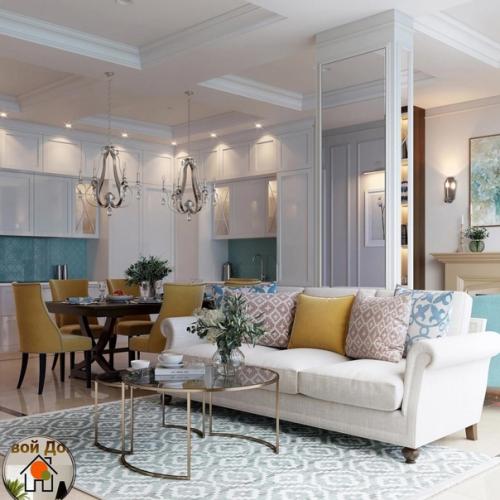 Идеи интерьера. С элементами классического стиля. 06