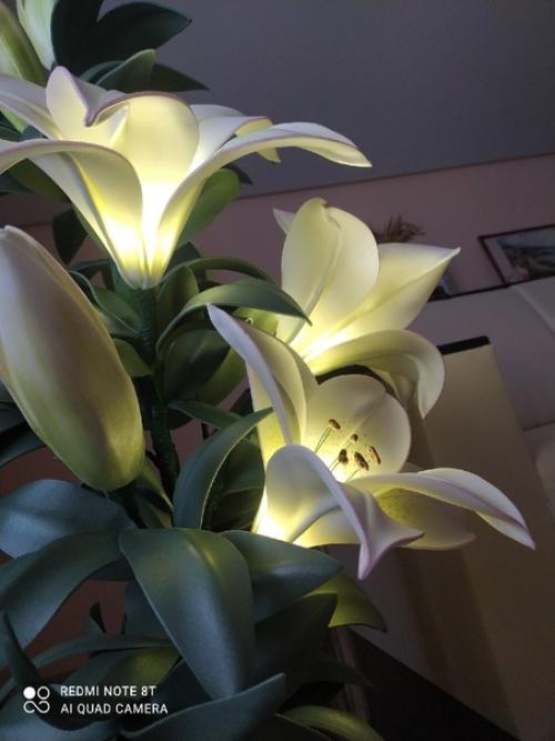 Ещё одна светящаяся лилия в моей мастерской расцвела. 01