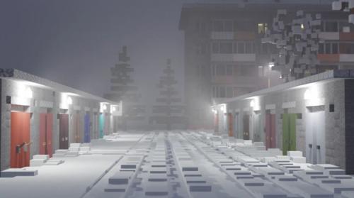 Геймер типичный российский двор в Minecraft сделал. 03