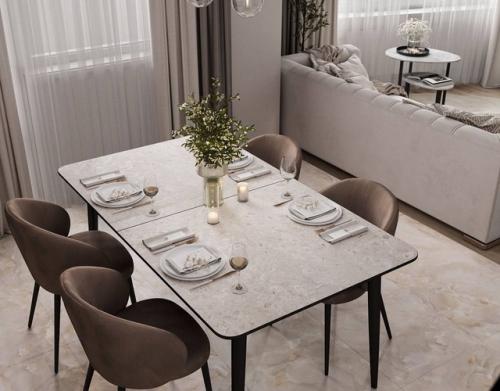 Интерьер двухкомнатной квартиры 86 кв. 02