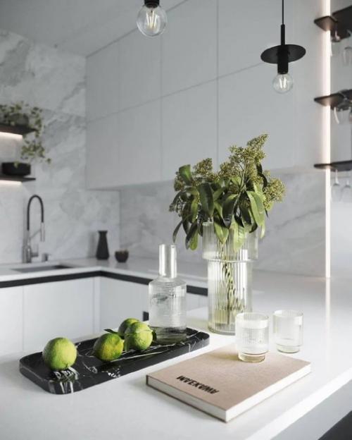 Уютный гармоничный интерьер однокомнатной квартиры. 01