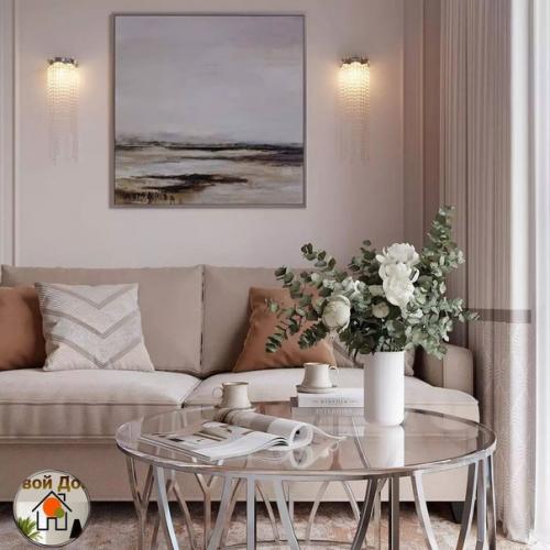 Модная и уютная кухня - гостиная кажется идеальной для любителей проводить время с семьей во время приготовления блюд. 05