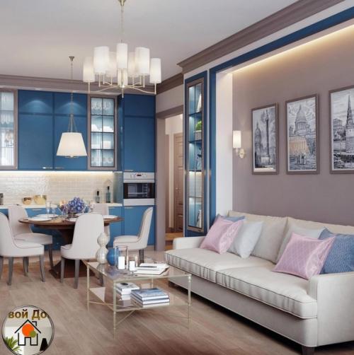 Идеи интерьера. С элементами классического стиля. 02