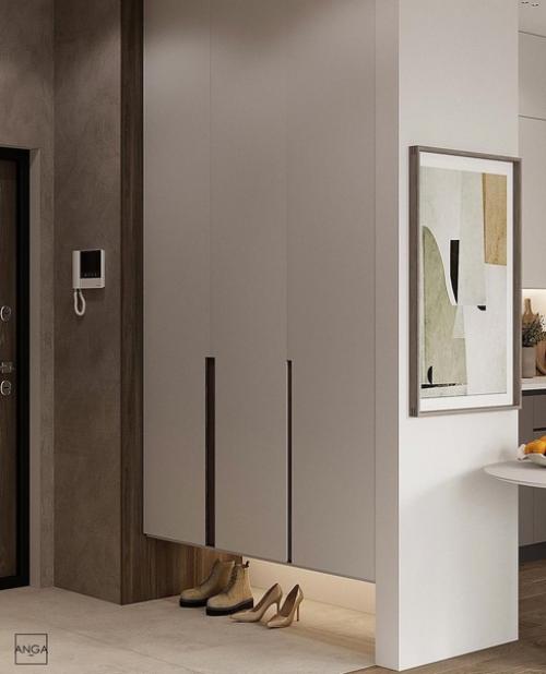 Стильная кухня - гостиная. 04