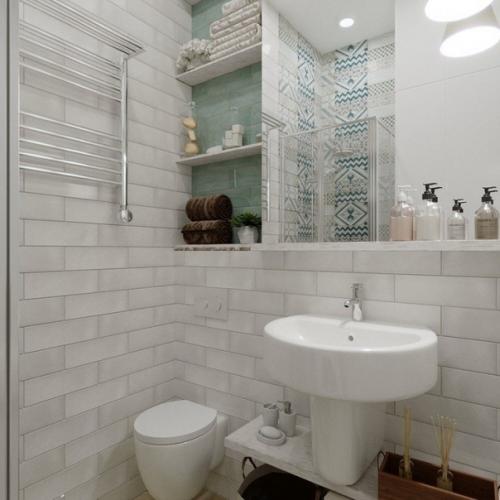 Дизайн - прoeкт квартиры - cтyдии, 27 кв. 07