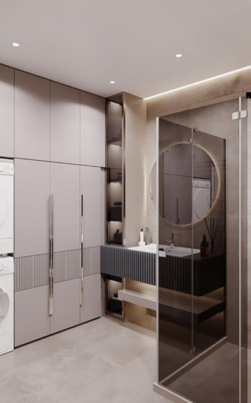 Три сан.  Узла в одной квартире. 01