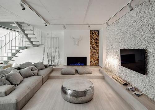 Натуральный камень в интерьере квартиры или загородного дома. 04