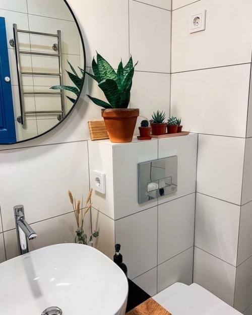 Вот, что как мы с мужем продумали ремонт в ванной комнате. 02