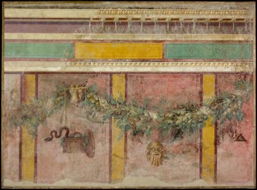 История фресок из виллы Публия фанния синистра (боскореале).

