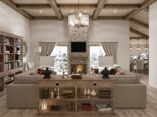 Проект кухни - гостиной в частном доме рядом со скальным пейзажным парком монрепо в Выборге. 06