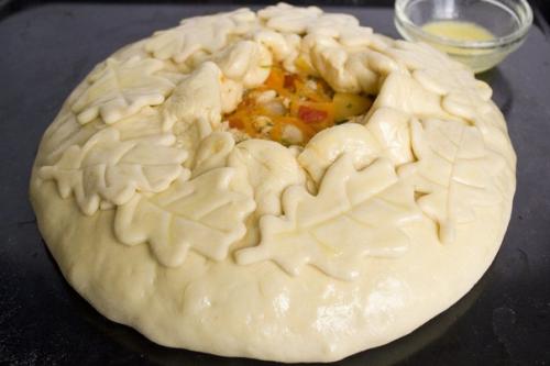 Пирог с курицей и овощами? 07