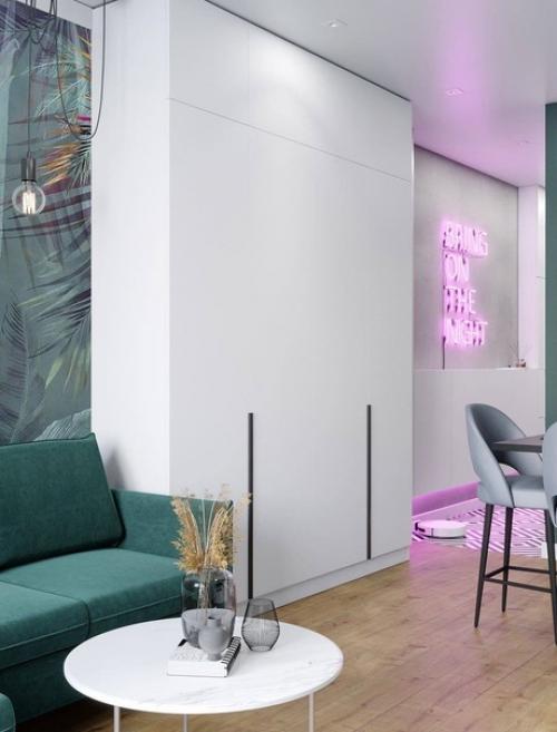 Современная функциональная квартира - студия. 04