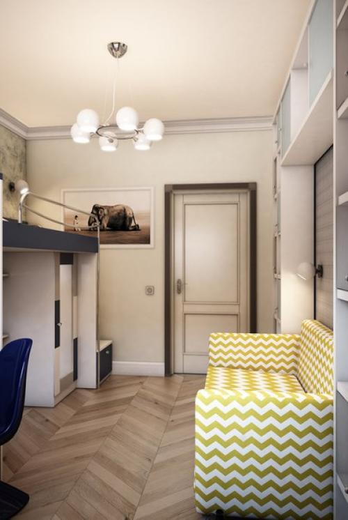 Проект интерьера двухкомнатной квартиры. 07