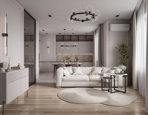 Интерьер двухкомнатной квартиры 86 кв. 04