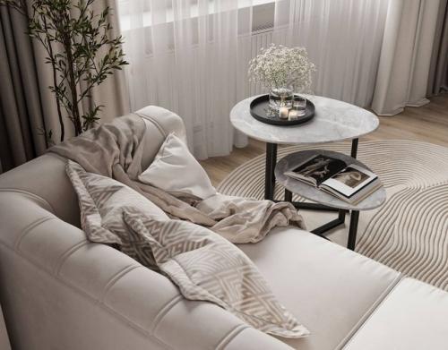 Интерьер двухкомнатной квартиры 86 кв. 01