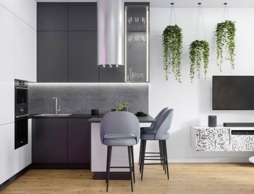 Современная функциональная квартира - студия. 03