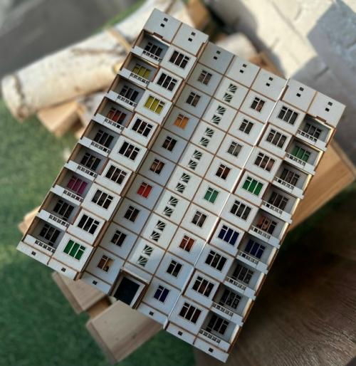 Светильник - ночник. Панелька хрущевка. 02 Светильник - ночник. Панелька хрущевка. 02